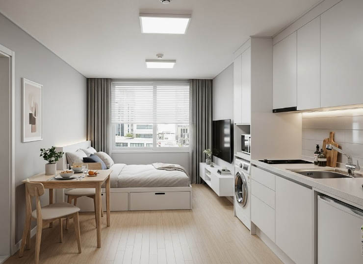 How to get a studio apartment in Korea
