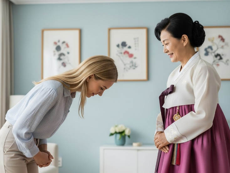 Meeting the Korean Parents - What You Must Know to Survive 1 Korean greeting