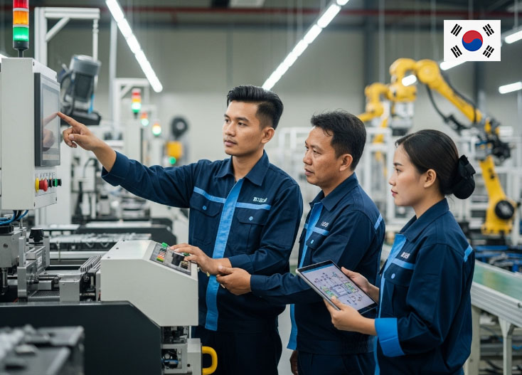 Indonesian workers Korea jobs