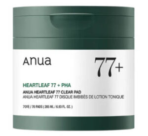 Best Korean Toner Pads for Acne Skin in 2026 4 Anua Heartleaf 77 Clear Pad