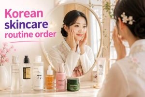 how to layer korean skincare products properly