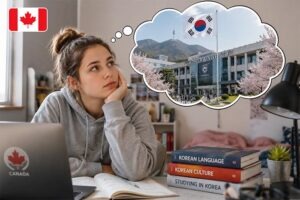 canadian students study in korea university guide
