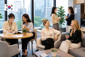 do foreigners get along with korean coworkers